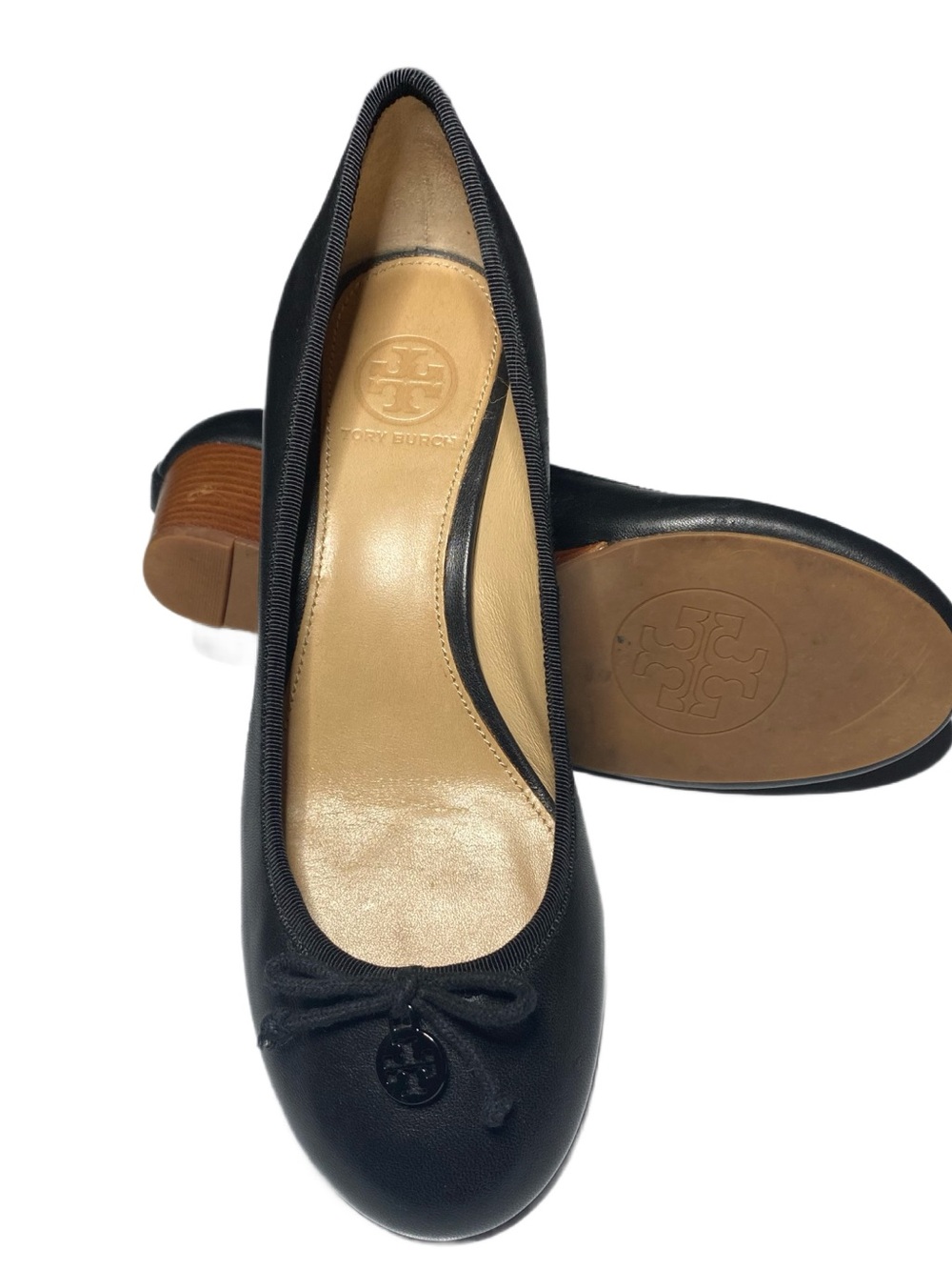 Tory Burch Black Chelsea Wedge Size 6 1/2